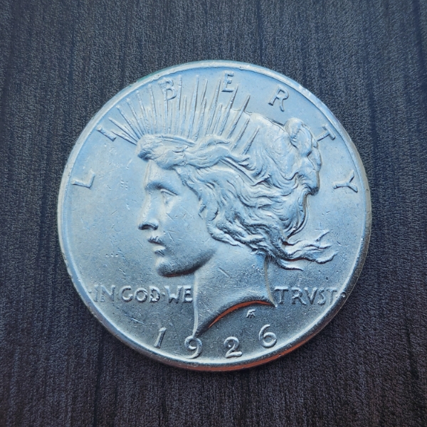 U.S. 1926 Silver Peace Dollar - 90% Silver 
