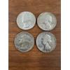 Image 1 : 4 - United States Washington Silver Quarters - $1.00 Face Value
