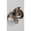 Image 4 : Sterling Silver Navajo Ring With Turquoise Stone - Size 8 - Weight: 9.2g