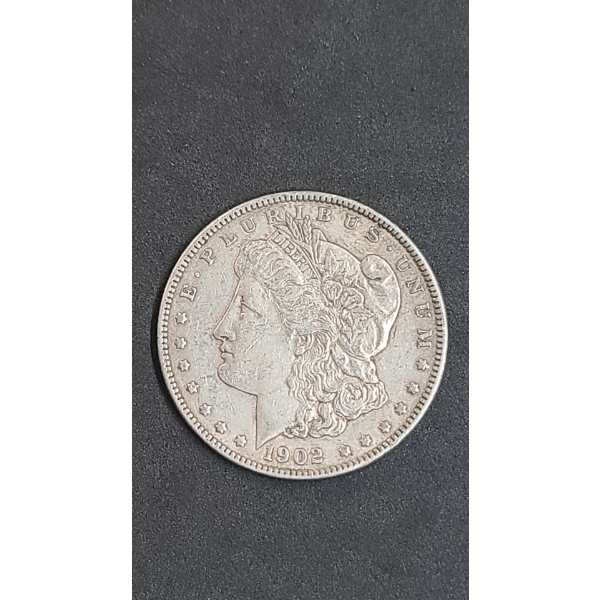 U.S 1902 90% Silver Morgan Dollar