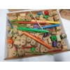 Image 2 : Vintage Tinkertoy Set and Wooden Farm Block Set