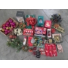 Image 1 : Wonderful Collection Of Vintage Christmas Items Including Lights, Bulbs, Ribbon, Decor And More