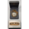 Image 1 : Vintage Men's Majestron Quartz Pocket Watch & Lovely Bangle Bracelet