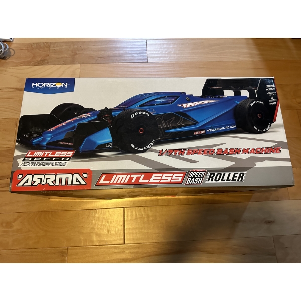 Completed RC Car on Limitless Speed Bash Roller Chassis 1/7 Scale w/ Charger