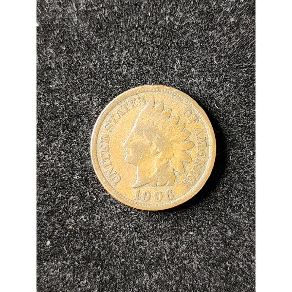 1906 Indian Head Penny in Good Condition
