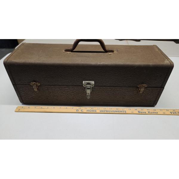 Vintage Kennedy Metal Tackle Box With Tons Of Lures & Fishing Tools