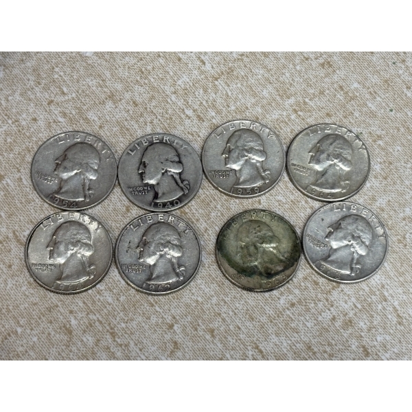 90% Silver U.S. Quarters - FV $2.00 - Various Years