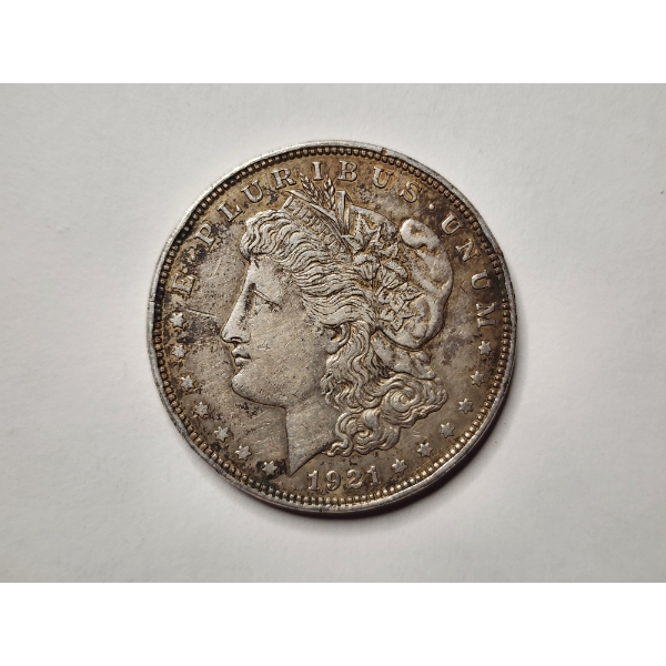 1921 UNITED STATES MORGAN SILVER DOLLAR ~ THE LAST YEAR MINTED - 90% Silver Philadelphia Minted Coin