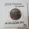 Image 2 : Lot of 3 Assorted Canadian Commemorative Colorized Quarters - BU/U