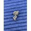 Image 5 : Adorable Sterling Silver Donald Duck Charm for a bracelet or necklace - 3.1 Grams