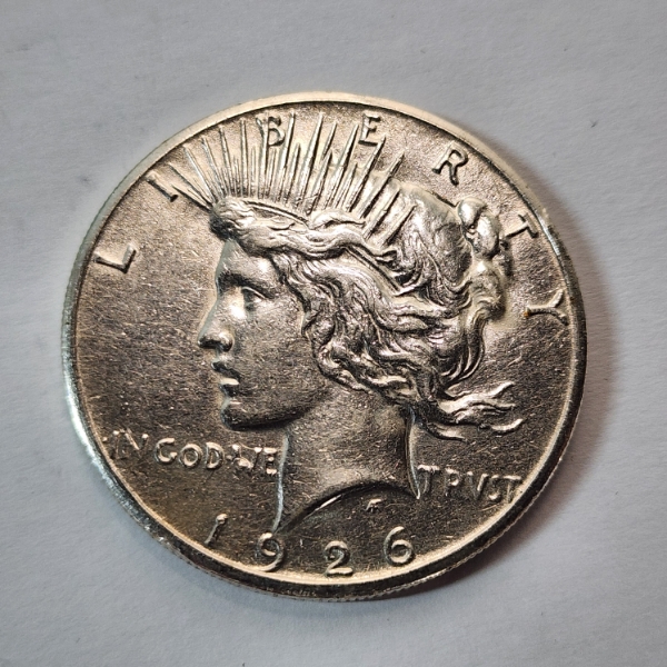United States 1926 Silver Peace Dollar - 90% U.S. Silver Coin