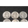 Image 2 : Assorted Years & Mint Marks Washington Head 90% Silver Quarters & 1940 90% Silver Mercury Dime 