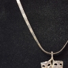 Image 3 : Sterling Silver Theater Mask Pendant Necklace - 18" - TW: 6.5g