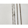 Image 4 : Two Sterling Silver Necklaces ~19in, One With Horse Pendant TW: 21.9g