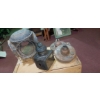 Image 1 : Antique Lantern Group - Includes Railroad Outer Shell - Carriage Lantern & Utility Burners