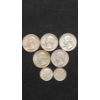 Image 1 : Assorted Years/Mint Marks 90% Silver Roosevelt And Washington Quarters - Face Value: $1.45