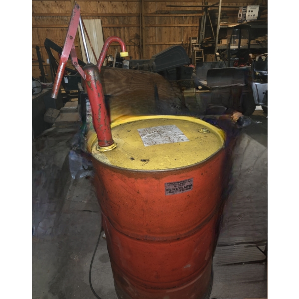 Metal Barrel with Pump