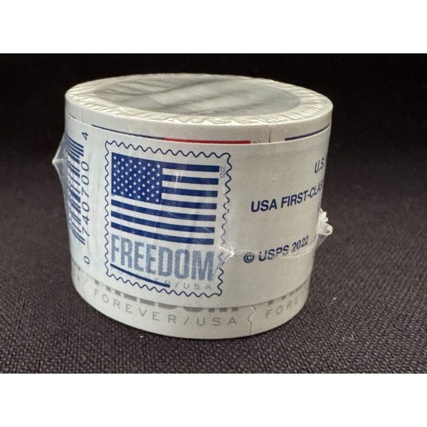 100 United States Forever Postage Stamps - Sealed Brand New - Brand New Roll - Face Value $78.00