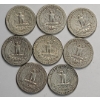 Image 4 : (8) United States 90% Silver Washington Head Quarters - Face Value: $2.00
