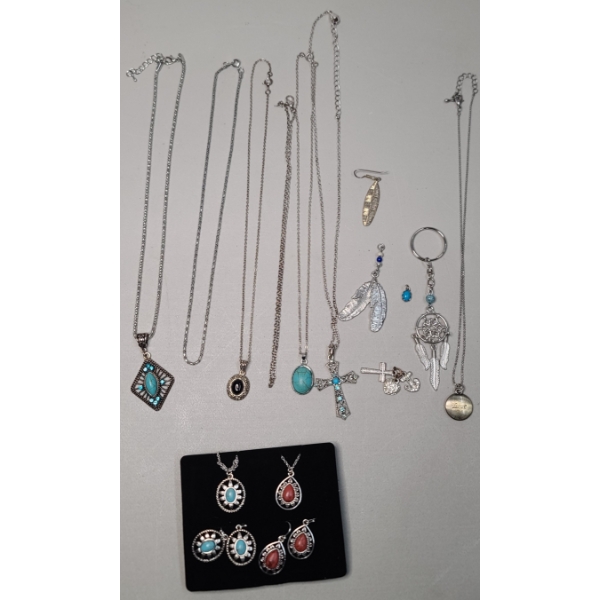 Assorted Fashion Necklaces, Earrings & More 