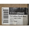 Image 2 : Brand New In Box 76 Gallon Light Coffee Color Deck Storage Box - No Shipping Available 