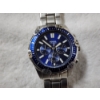 Image 3 : Men's Fossil Garrett Chronograph Stainless Steel Watch ~ Nice Blue Color