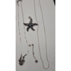 Image 3 : Collection of Sterling Necklaces, Bracelets, Earrings & More - Total Weight: 27.8g
