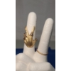 Image 1 : (2) 14K Gold Rings - Heavy Vintage Figural Hand Ring & Simple Band - Total Weight: 11.1g