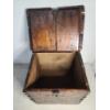 Image 6 : Hard Wood Strong Box With Lockable Latch & Carrying Handle
