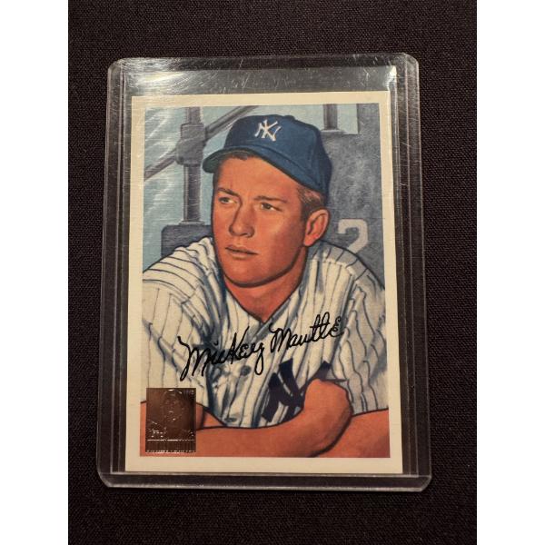 1952 Bowman Mickey Mantle New York Yankees Archive Baseball Card - Mint Condition