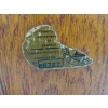 Image 3 : Very Rare - Antique Wooden Gumball Machine 14 x 6 x 7