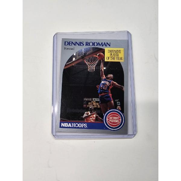 1990 NBA Hoops DENNIS RODMAN Detroit Pistons Basketball Card #109 - Mint Condition