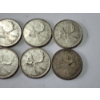 Image 4 : x8 Assorted Years Canadian Silver Quarters Including 1960's Dates FV: $2.00 CAD