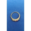 Image 4 : Women's 14K Gold Ring With Multi-Colored Stones - Size: 6 - Weight: 4g