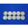 Image 1 : x10 90% Silver Roosevelt and Mercury Dimes FV: $1.00