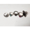 Image 2 : Lot of Assorted Sterling Silver Rings Total Weight: 20.4g