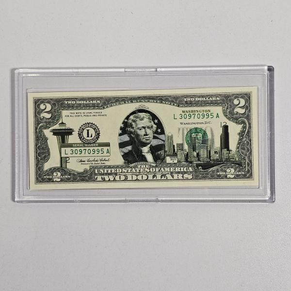 Series 2003A Washington State Landmark $2 Bill