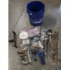 Image 1 : Pipe, Pipe Cutters, Plumbing Items, In 5 Gallon Bucket