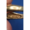 Image 6 : 10K Gold Emerald And Diamond Cluster Ring - Size 7 - Weight: 3.1g