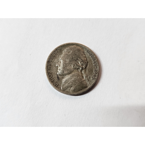 United States 1945-P 35% Silver Jefferson Nickel 