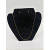 Image 2 : Gorgeous 14K Necklace - 2 feet long unclapsed - 1 foot long clasped - 3.2 Grams 