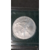 Image 2 : Uncirculated 2004 1 Oz .999 Fine Silver American Eagle In Littleton Coin Co. Packaging