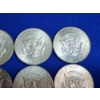 Image 8 : Lot of (6) 1964 Kennedy 90% Silver Half Dollars