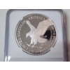 Image 4 : NGC PF 70 ULTRA CAMEO 2021-W Silver Eagle - Eagle Landing T-2 First Releases - 1 oz .999 Fine Silver