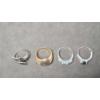 Image 2 : Assorted Sterling Silver Women's Rings - Weight: 21.6g