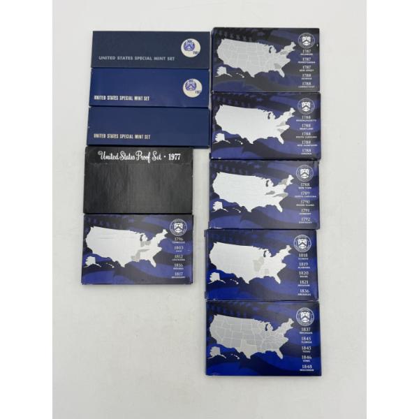 Lot of Assorted United States Proof Sets Including Late 1960's