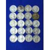 Image 1 : x20 Assorted Years 90% Silver Quarters Including Standing Liberty and Washington FV: $5.00