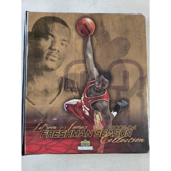 LeBron James Upper Deck 2003-04 Freshman Season Collection Binder of Trading Cards