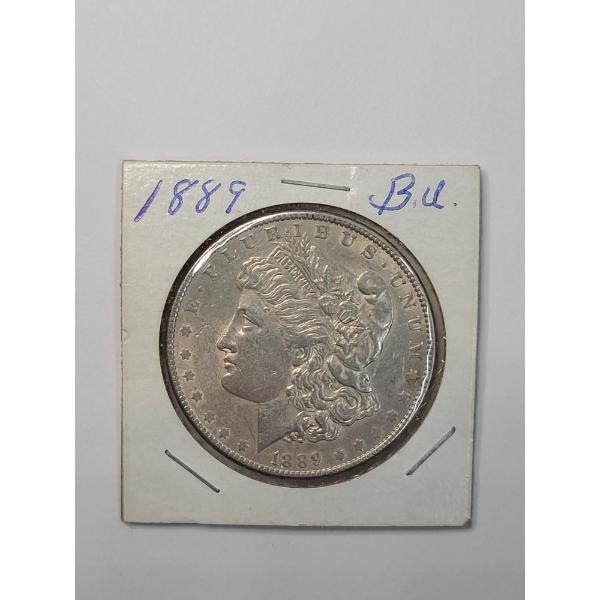 United States 1889 Morgan 90% Silver Dollar 