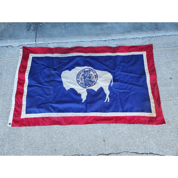Wyoming State Cotton Flag 3x5 ft